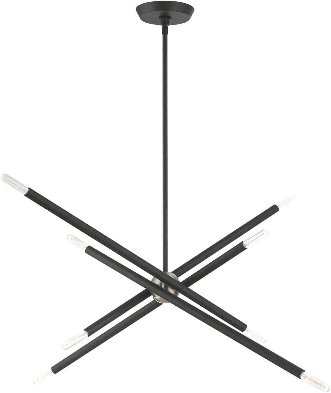 Livex Lighting Soho 8 - Light Chandelier in  Scandinavian Gray