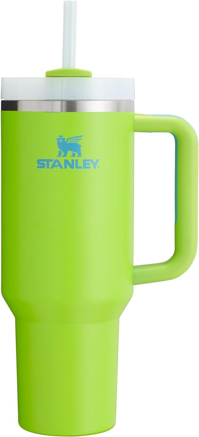 Bright Lime 40 oz Insulated Stainless Steel Travel Tumbler