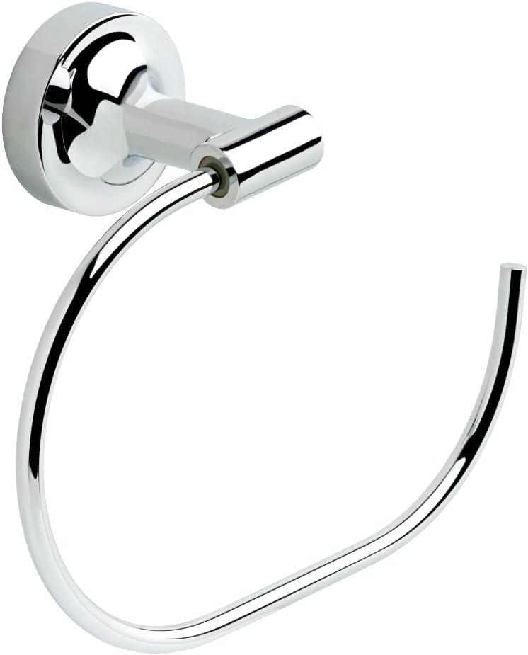 Voisin Polished Chrome Wall Mounted Towel Ring