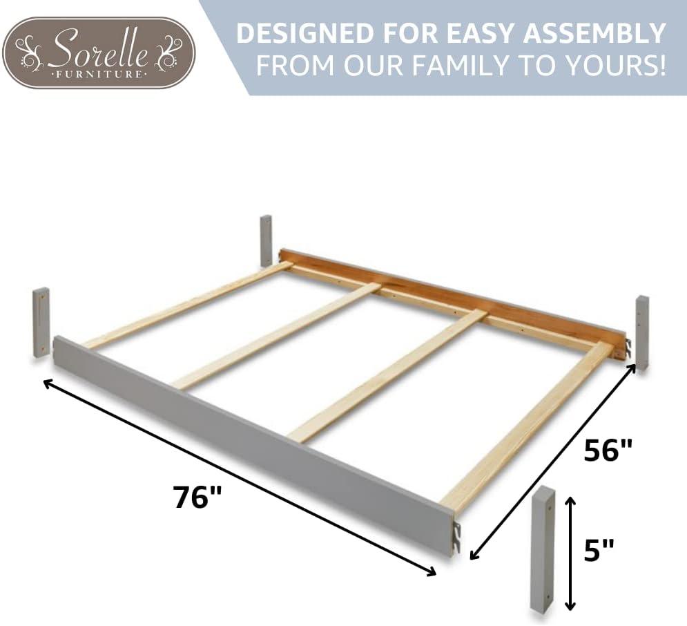 Espresso Full Size Crib Conversion Rails