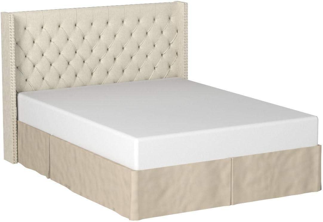 Amelia Upholstery Headboard Cream Queen