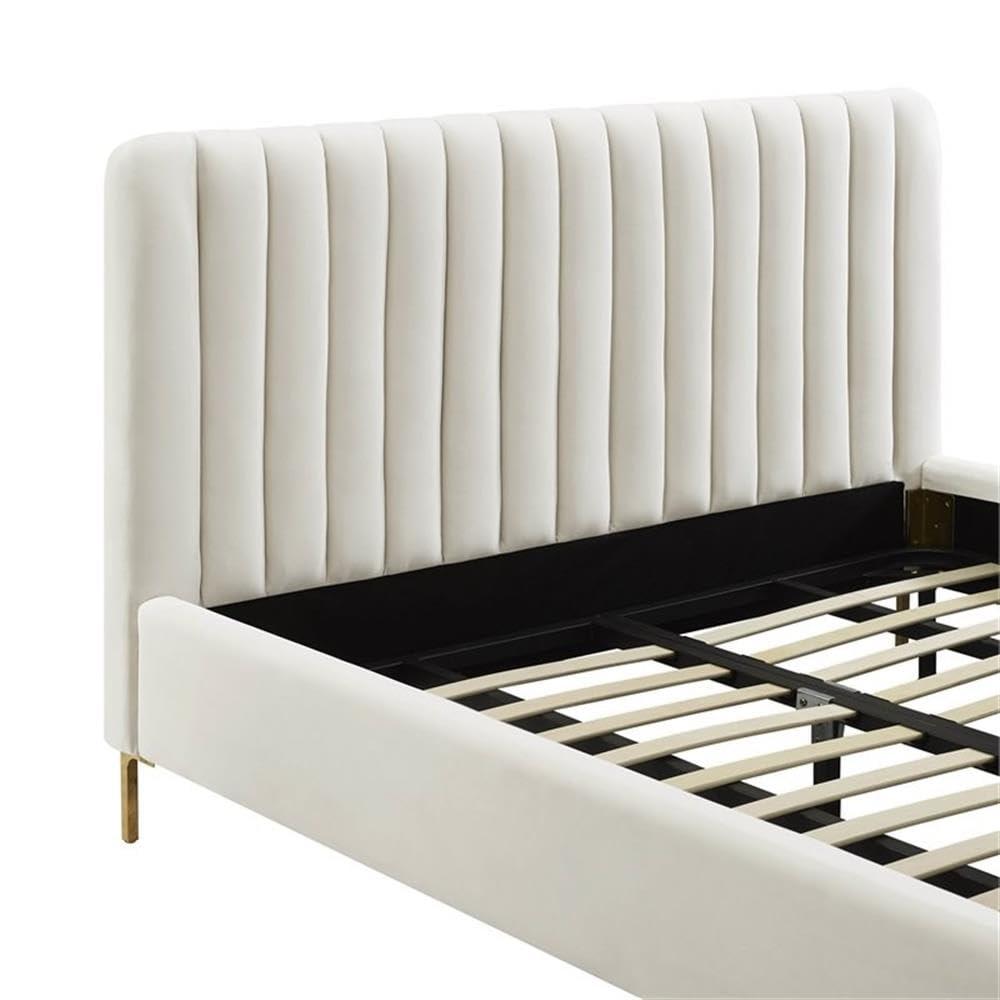 TOV Furniture Angela Cream Bed in Full