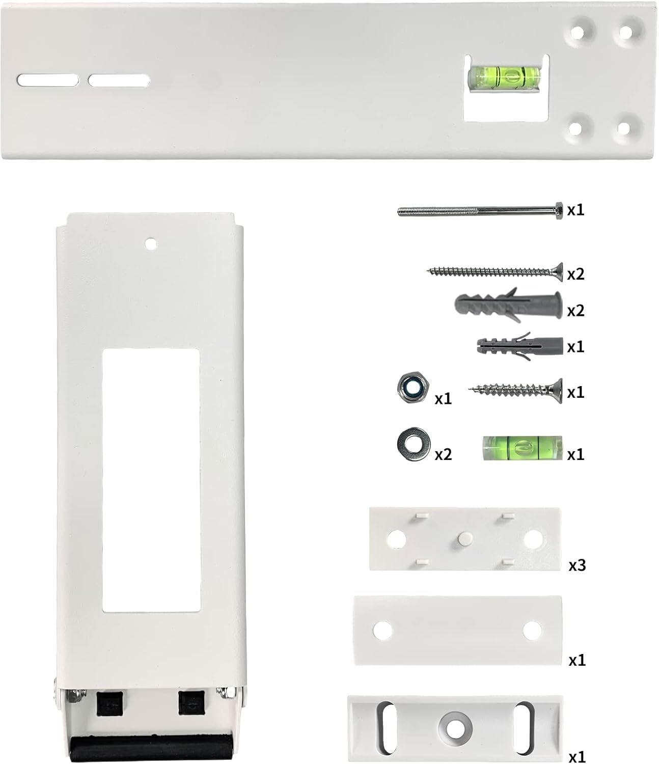 Universal White Steel Window AC Support Bracket