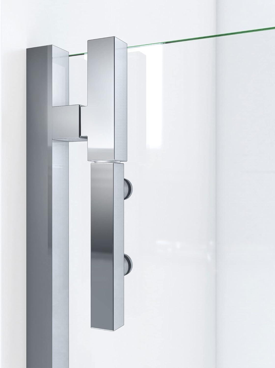 DreamLine Ascend 56-57 in. W x 72 in. H Frameless Pivot Shower Door