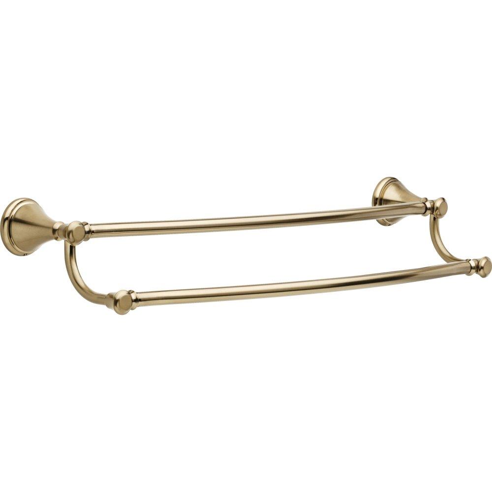 Cassidy 24 in. Wall Mount Double Towel Bar Bath Hardware Accessory