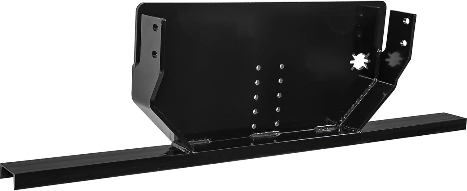 Black Steel Hitch Plate with Pintle Mount for RAM 3500-5500