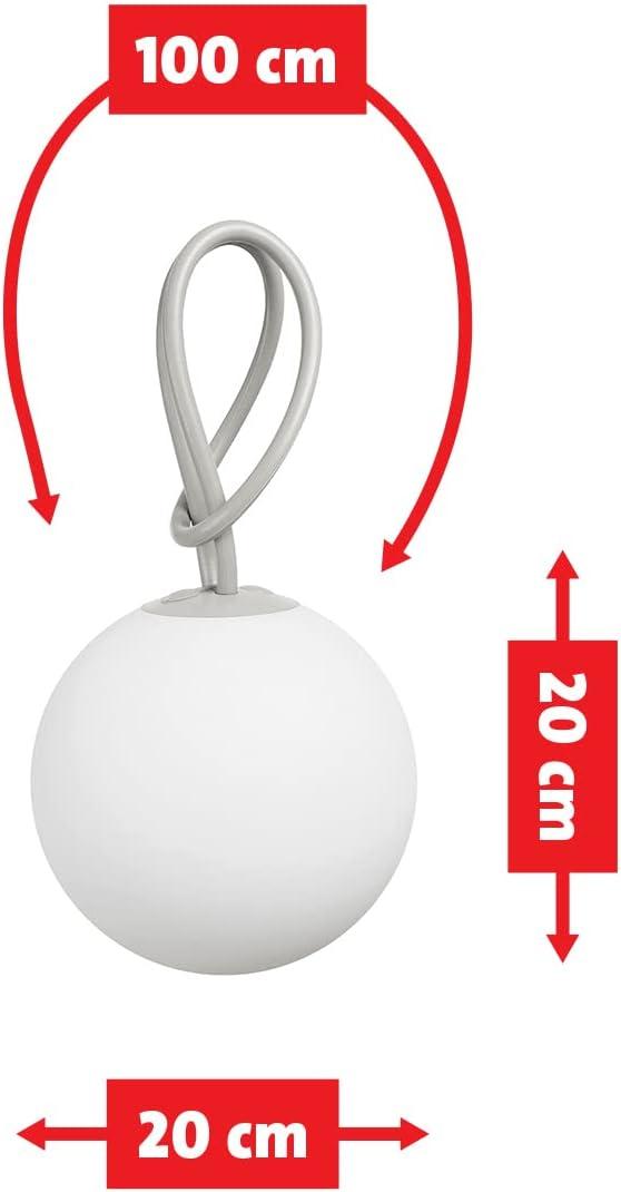 Bolleke Pearl Grey 8" Rechargeable LED Ambient Light