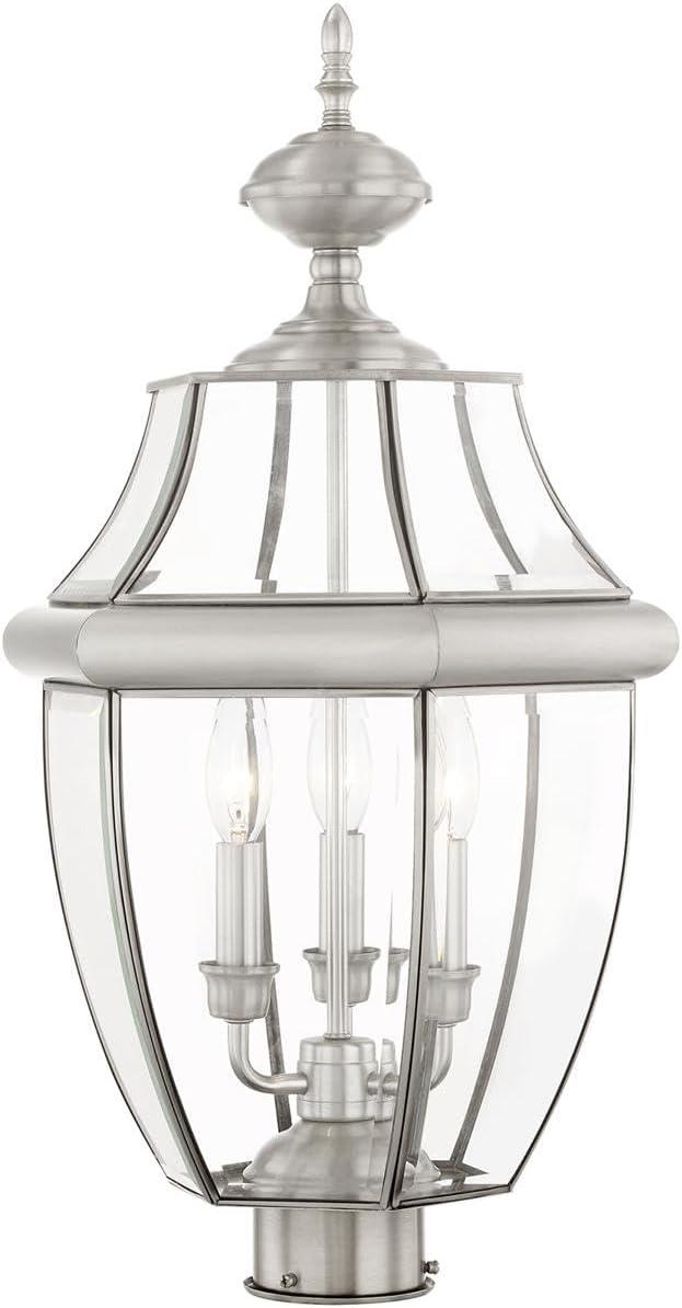 Livex Lighting Monterey 3 - Light Lantern in  Brushed Nickel