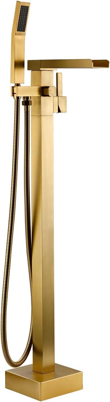 1 Handle Floor Freestanding Tub Filler with Diverter