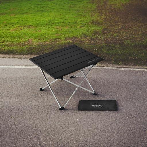 TREKOLOGY TALU Portable Folding Beach Table - Lightweight Travel Camp Table