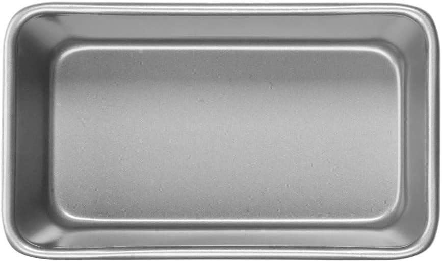 Silver Aluminum Non-Stick Loaf Pan with Lid