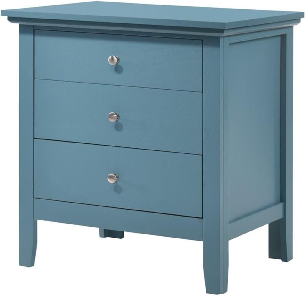 Hammond 3 - Drawer Nightstand Bed Side Table Wood Nightstand Small Bedside Table And Dresser