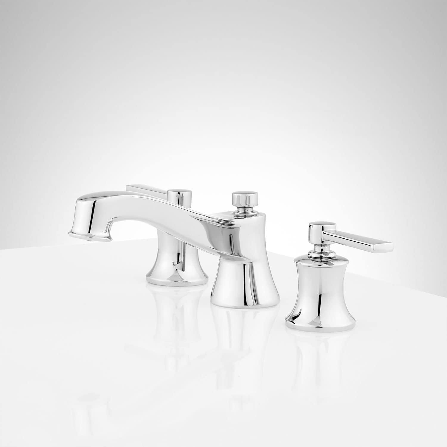 1.2 GPM Widespread Bathroom Faucet with Pop-Up Drain Assembly