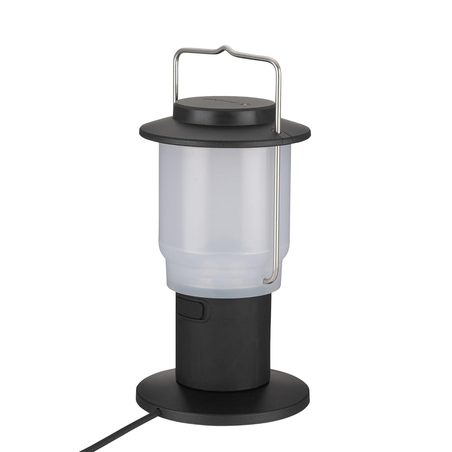 Snow Peak Mini Hozuki - Battery-Powered & Lightweight Camping Light - Portable Lantern for Soft, Ambient Light, Black