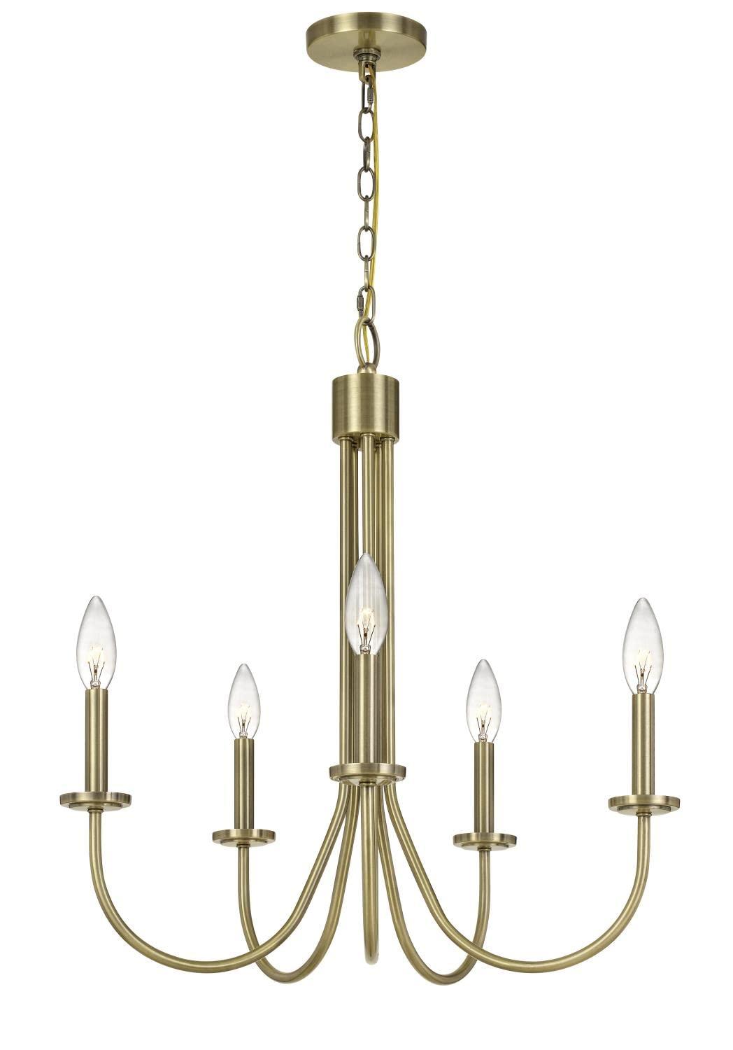 60W X 5 Spiez Metal Chandelier