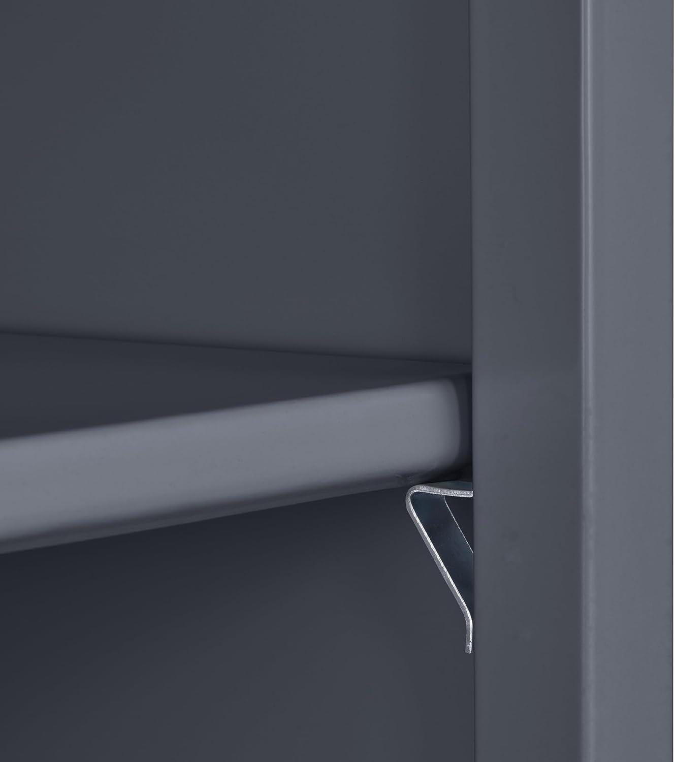 Sandusky Lee 36" W x 18" D x 78" H Steel Mobile Bookcase with 4 Adjustable Shelves by Sandusky