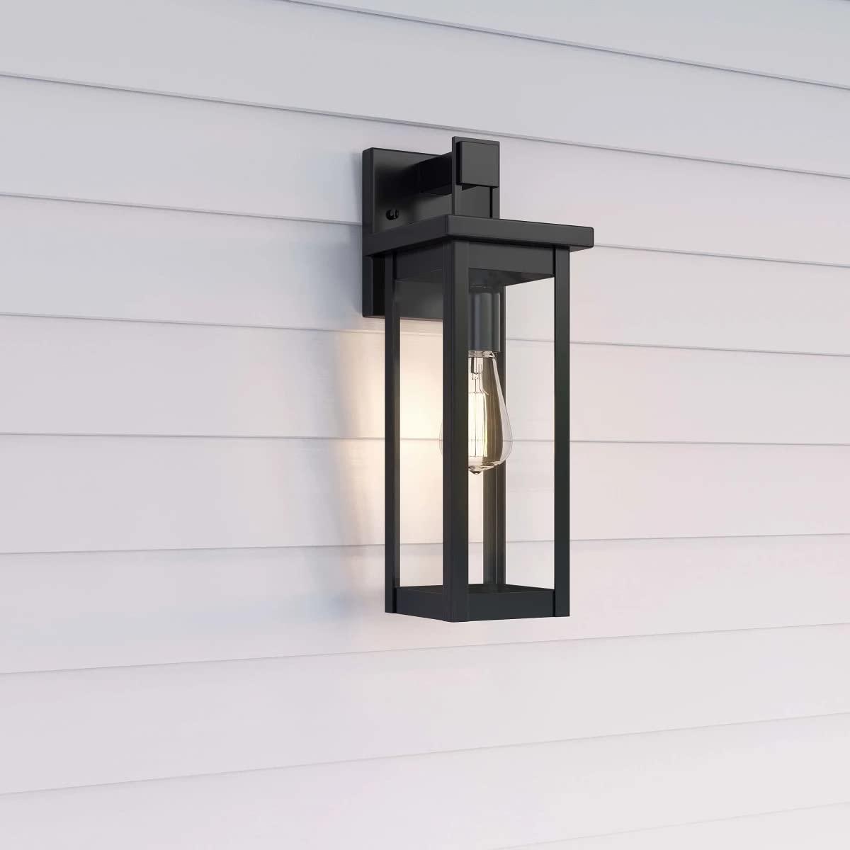 Millennium 2601-PBK Transitional One Light Outdoor Wall Bracket Finish, Powder Coat Black