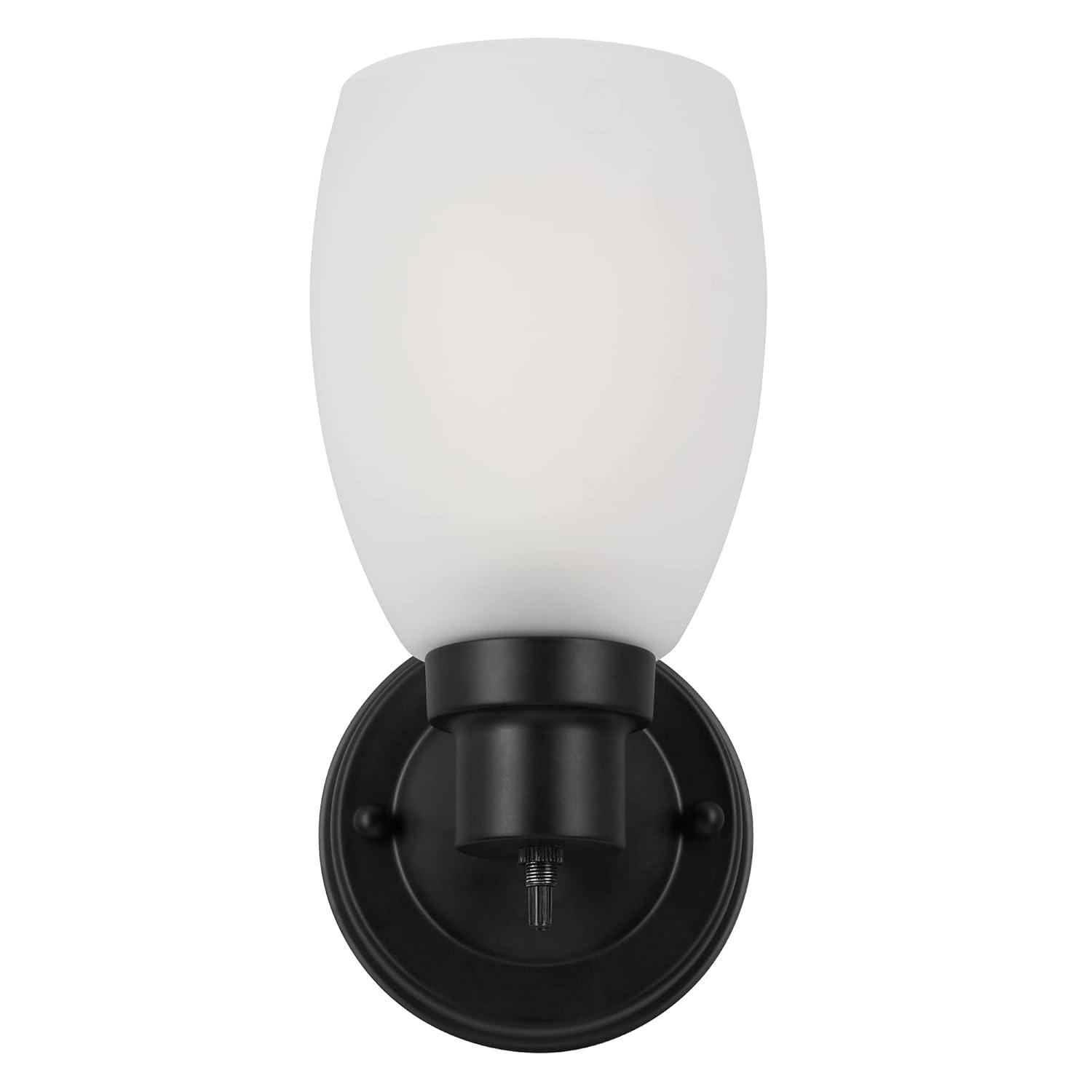 Design House Lydia Wall Light in Matte Black