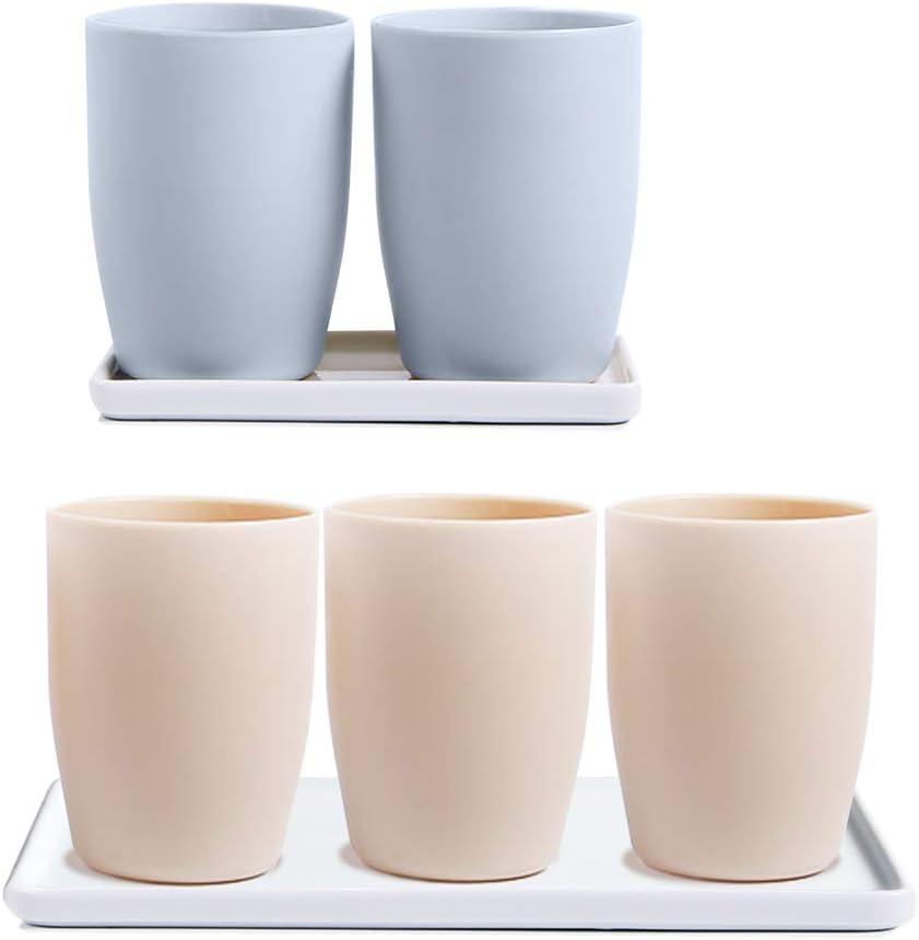 Ceramic Vanity Tray Small Rectangle, Bathtub Tray Bathroom Organizer, Cosmetics Holder for Tissue Candle Towel Plant Jewelry Ring Dish Dresser Perfume Shampoo-White(1 Pc)(Large)