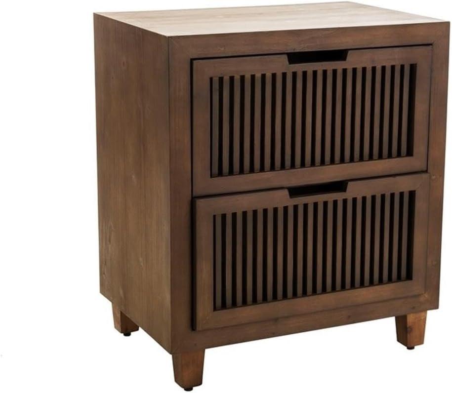 Adore Decor Sawyer 2-Drawer Cabinet