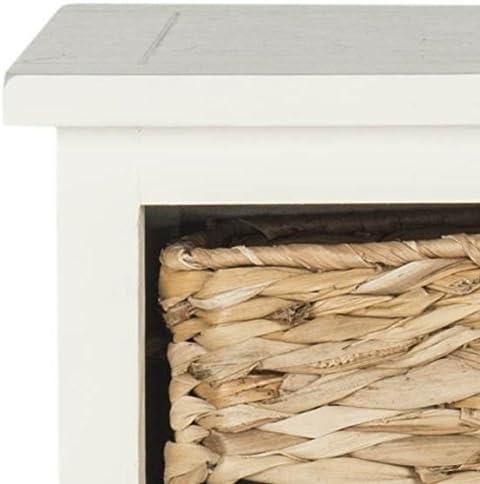 Connery Cabinet - AMH5742 - Vintage White - Safavieh Couture