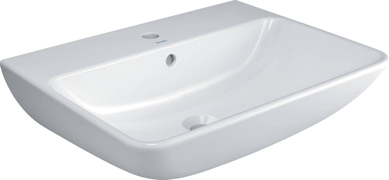 Me By Starck Ceramic 24" Wall Mount Bathroom Sink with Overflow