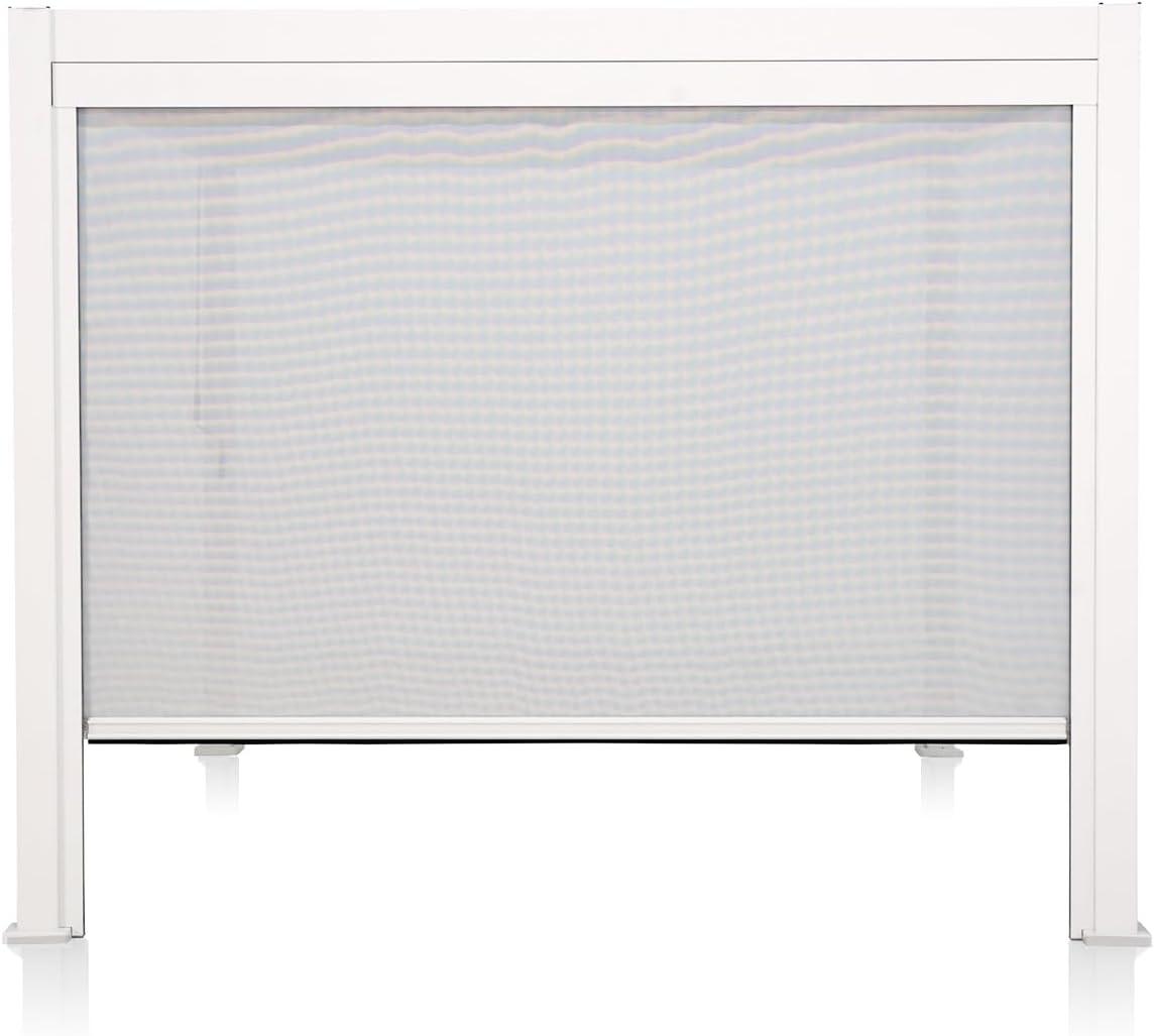 111 Aluminum Pull Down Privacy Screen for Pergola