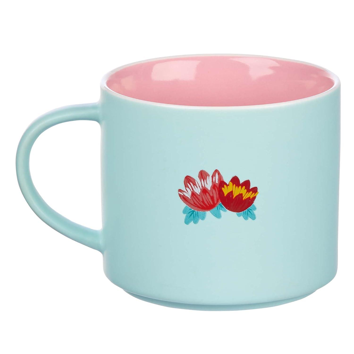 Bless Your Soul XL Blue Coffee Mug Y'all Need Jesus, Funny Birthday Gifts for Women/Men, Co-worker, Retro-Inspired Designs - 15oz Cup