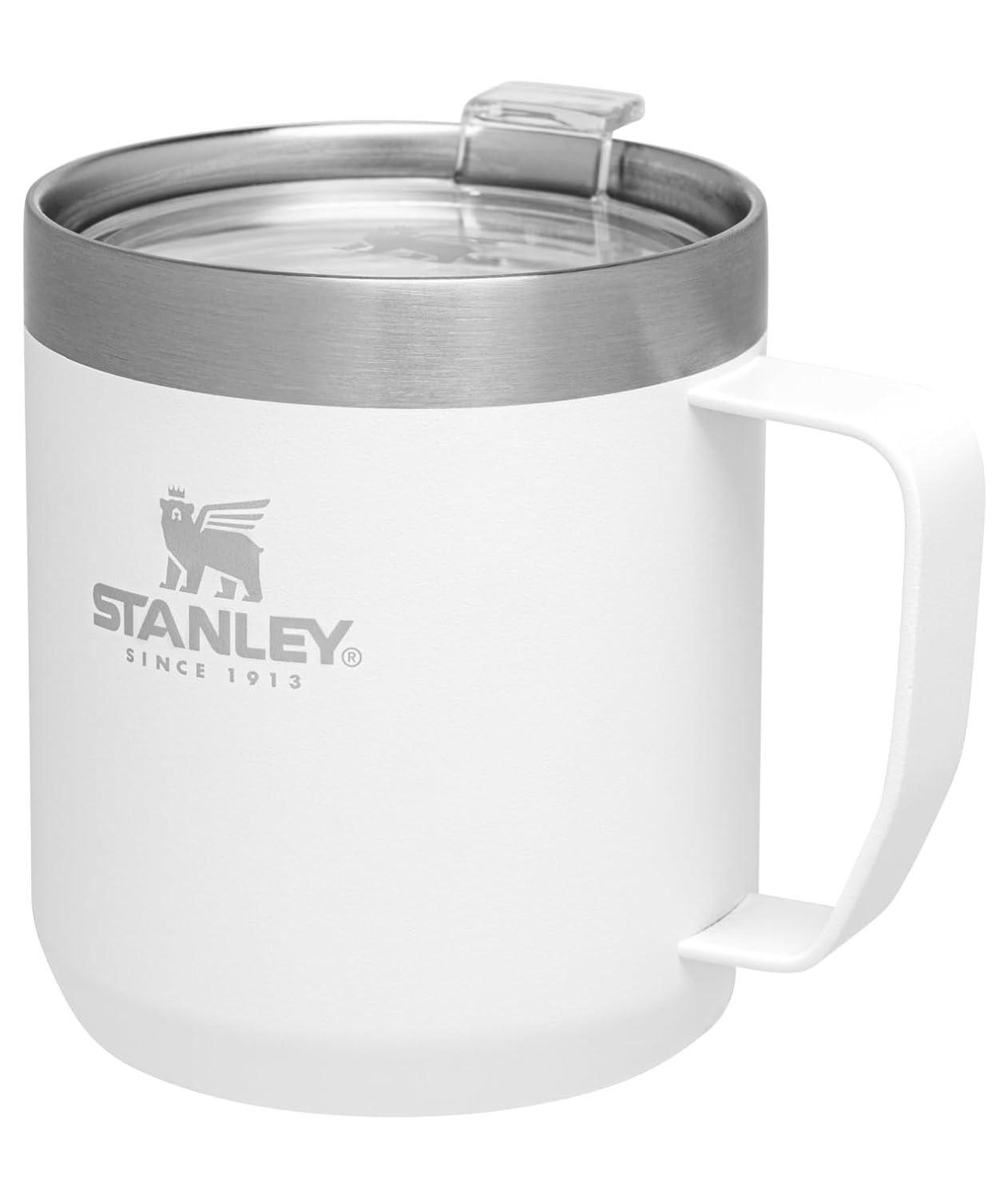 Polar White Stainless Steel Travel Mug with Tritan Lid