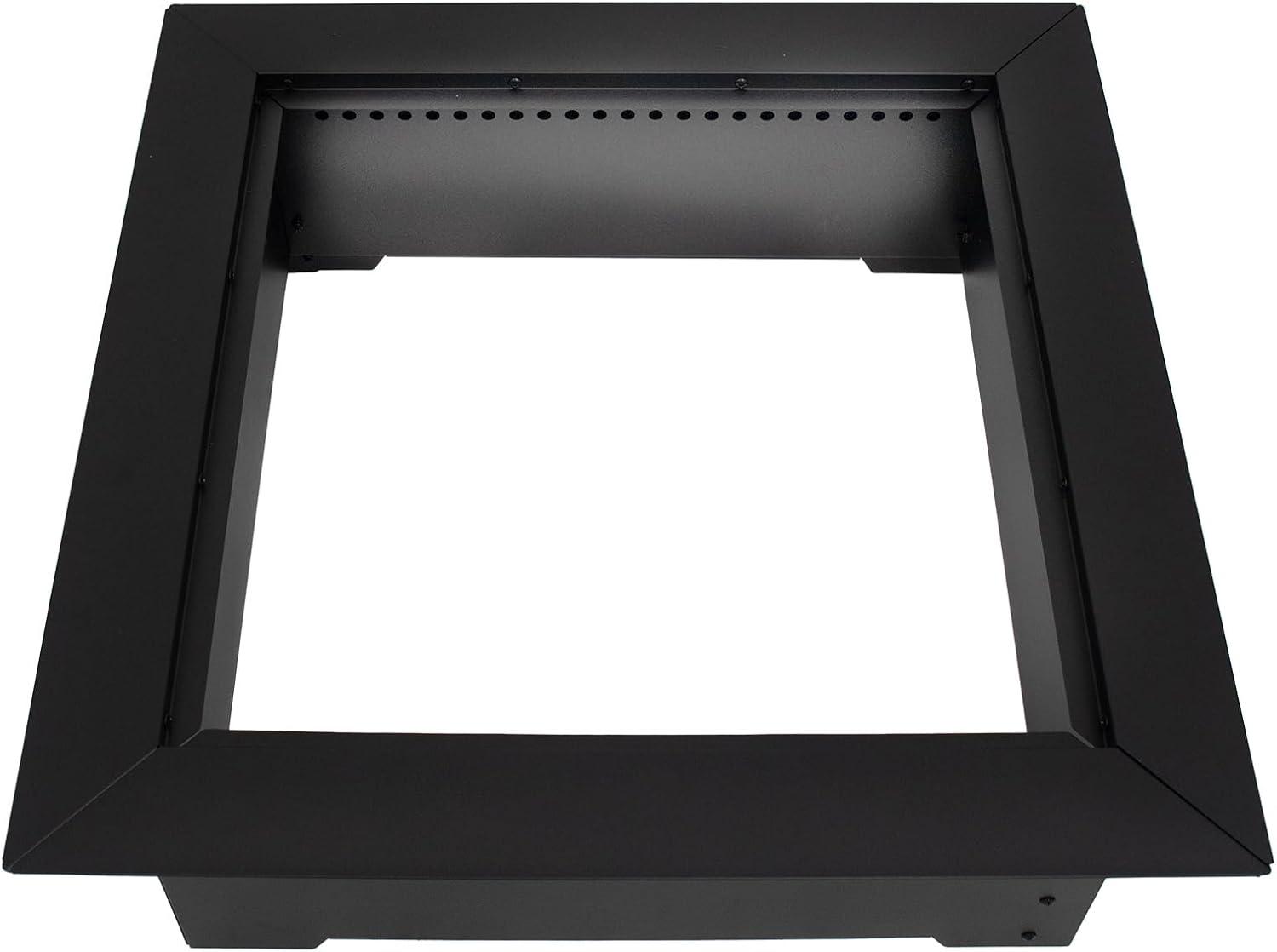 Phoenix 28" Black Steel Square Smokeless Fire Pit Insert