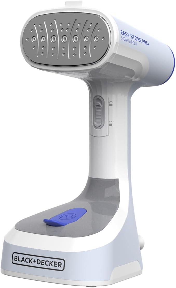 BLACK+DECKER Easy Foldable Steamer, GS0311-1PD, 45-Sec Heat Up, Extra Long Power Cord & Lint Remover