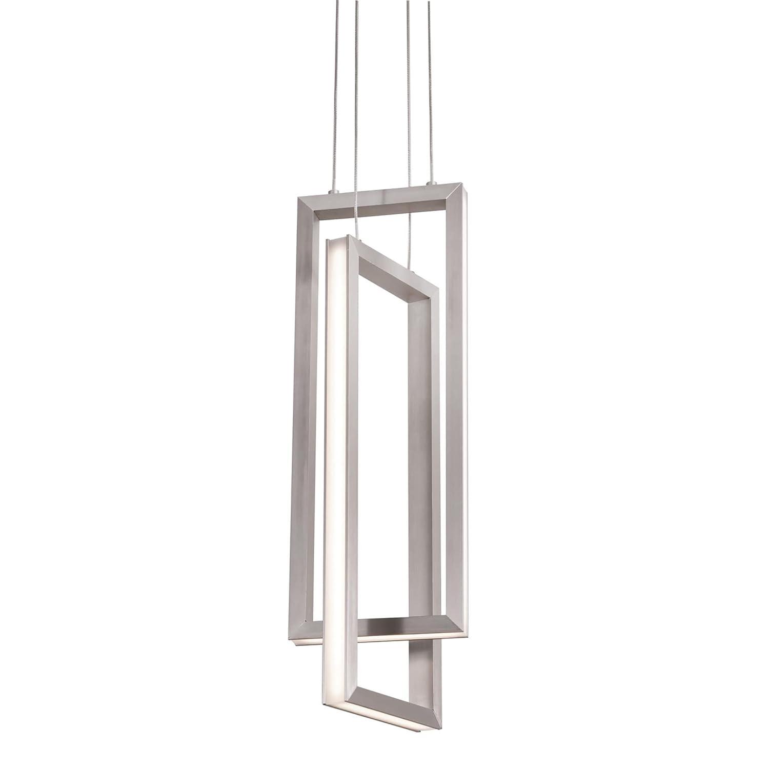 AFX - Cole - 2 Light Pendant-Satin Nickel Finish