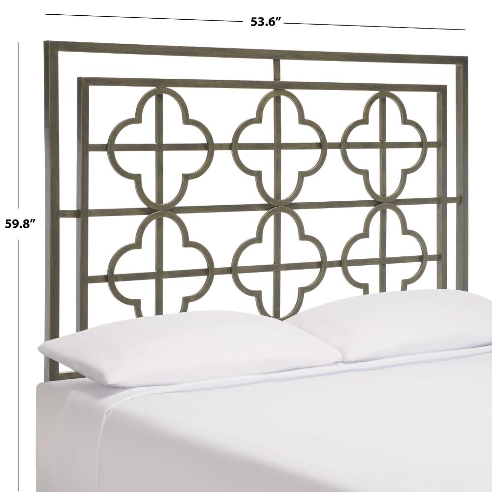 SAFAVIEH Home Collection Lucina French Silver Headboard, Full