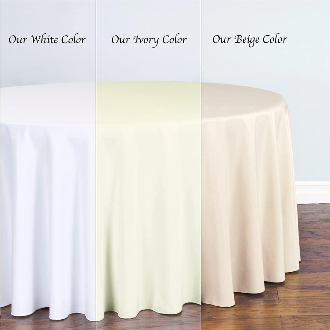 Efavormart 60x126" BEIGE Wholesale Linens Polyester Rectangle Tablecloth Banquet Linen Wedding Party Restaurant Tablecloth