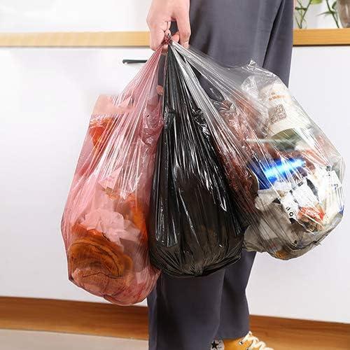 Small Trash Bags,5 Rolls 46x60 Cm 100 PCS 4 Gallon Garbage Bags, For Kitchen Bathroom Bedroom Office Use