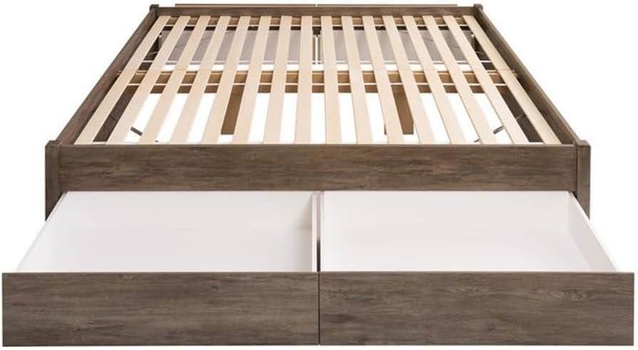 Select 4 - Post Platform Bed with 4 Drawers - Prepac