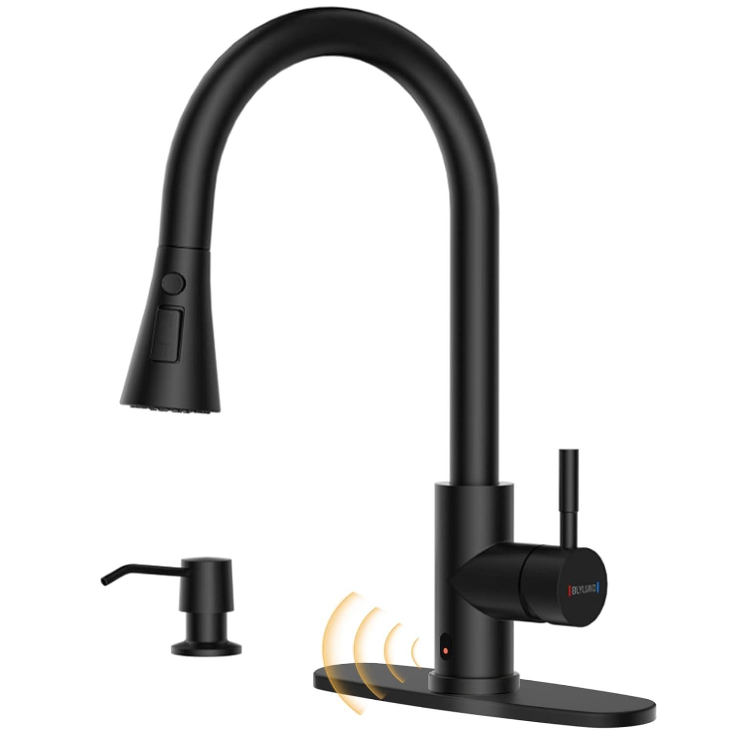 ARCORA ARCORA Stainless Steel  Single Handle Pull-Down Sprayer Kitchen Faucet Set with Touchless Sensor AR7100301B-DC