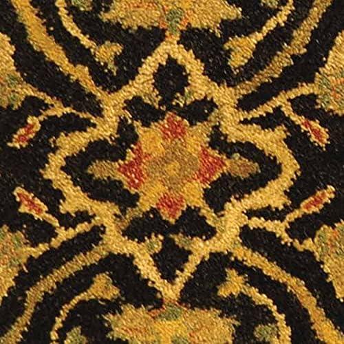 Antiquity AT14 Hand Tufted Indoor Area Rug - Black - 4'x6' - Safavieh
