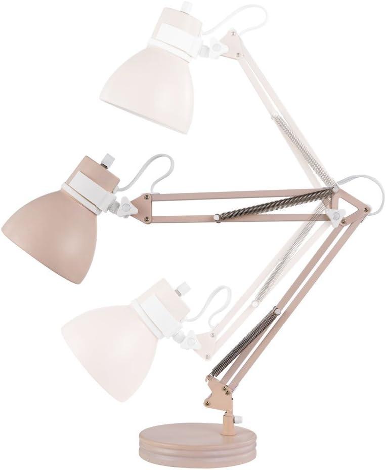 Globe Electric Architect 28" Matte Rose Swing Arm Desk Lamp