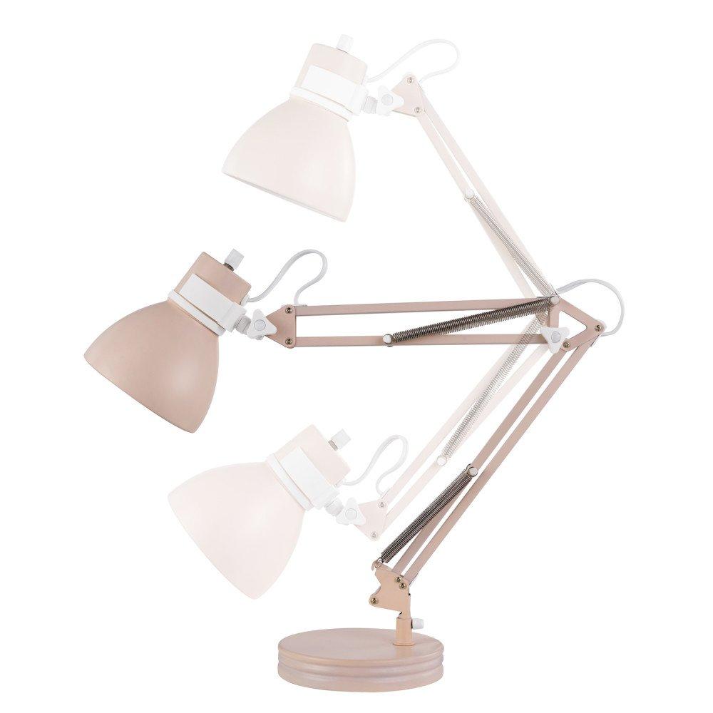 Globe Electric Architect 28" Matte Rose Swing Arm Desk Lamp