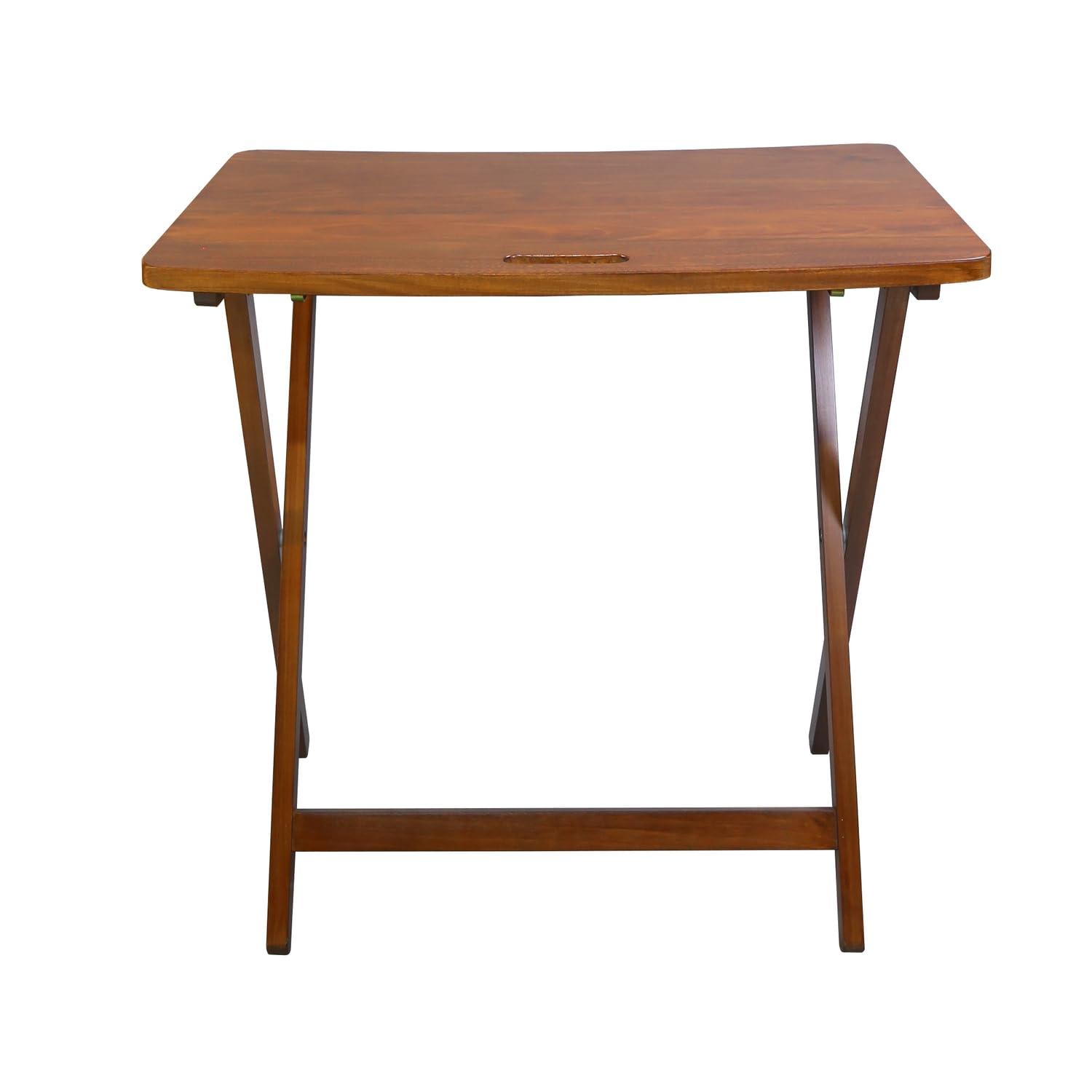 Arizona Folding Table with Solid American Gum - Sweet Oak