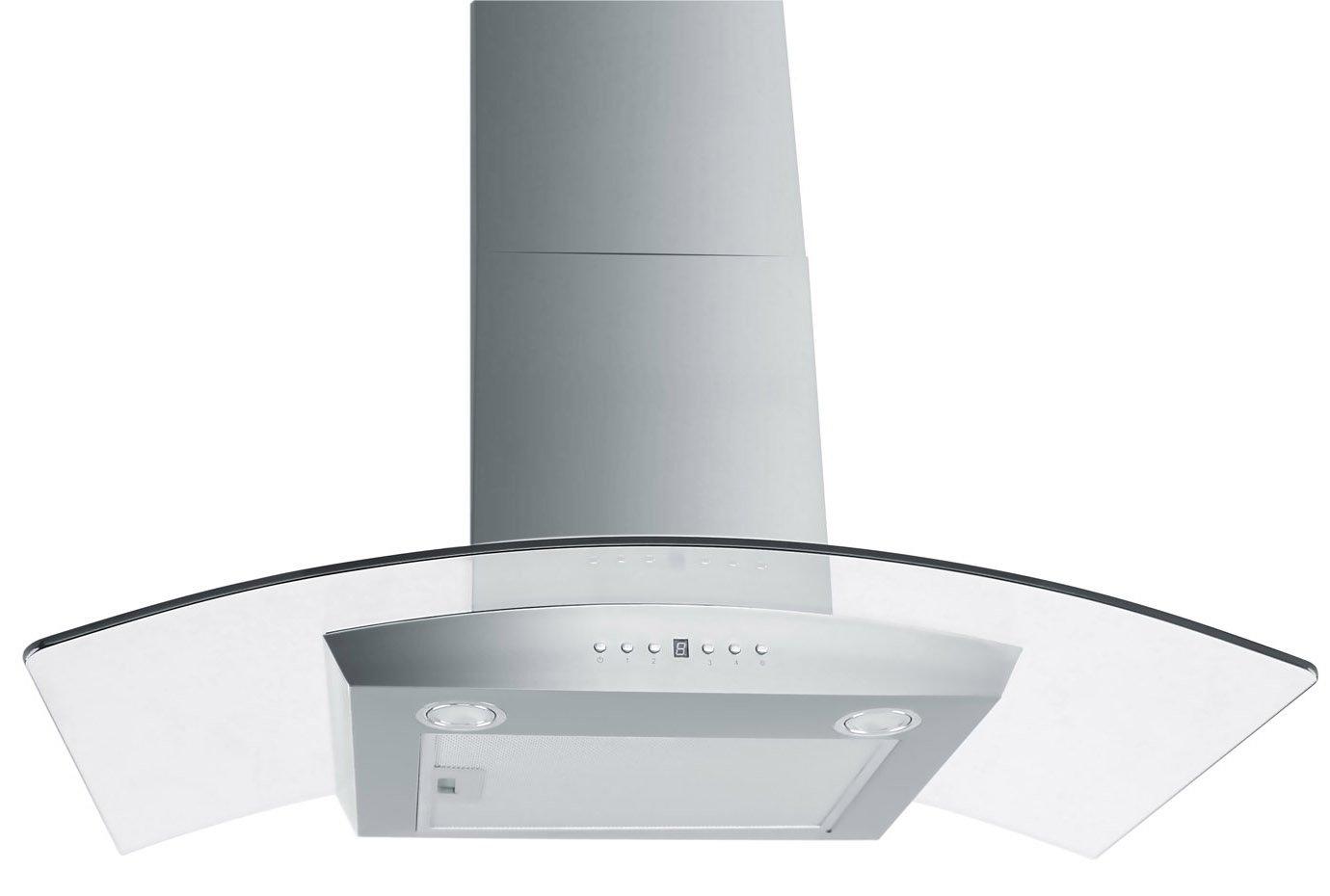 ZLINE 36 in. Convertible Vent Wall Mount Range Hood in Stainless Steel & Glass (KZ-36)