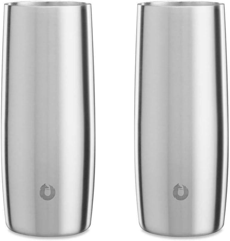 Steel Vacuum Insulated Highball Glass Set of 2