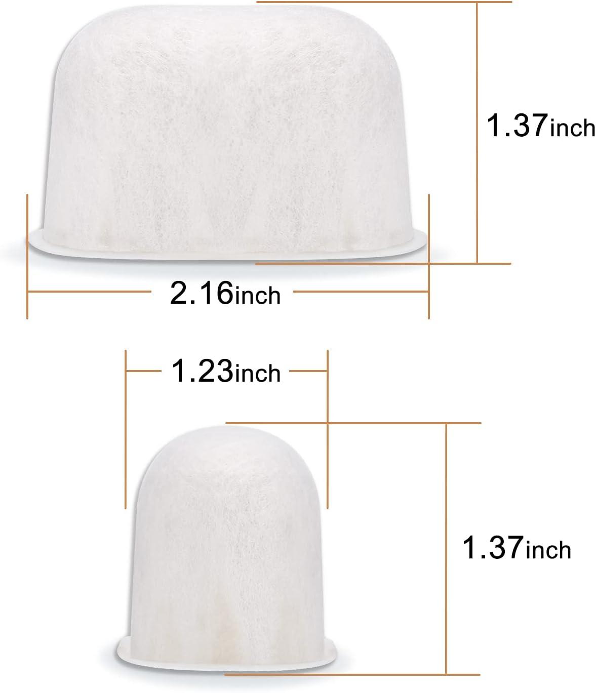 Premium 6-Pack White Resin Water Filters for Breville Coffee Machines