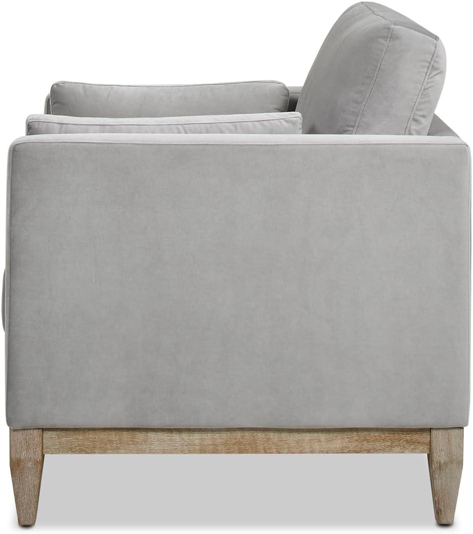 Jennifer Taylor Home Knox 36" Modern Farmhouse Arm Chair Opal Grey