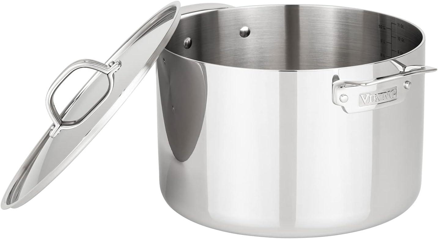 Viking 3-Ply Stainless Steel Stock Pot, 12 Quart