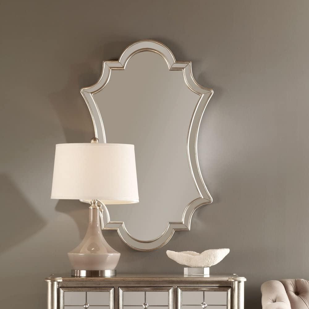 Uttermost Elara Antiqued Silver Wall Mirror - 27W x 43H in.