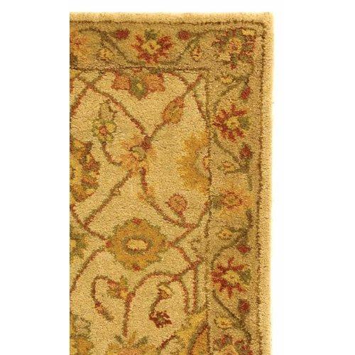 Antiquity AT17 Hand Tufted Indoor Accent Rug - Ivory/Light Green - 2'3"x4' - Safavieh