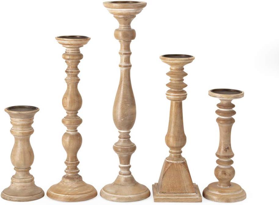 A&B Home 22'' H Tabletop Hurricane (Set of 5)