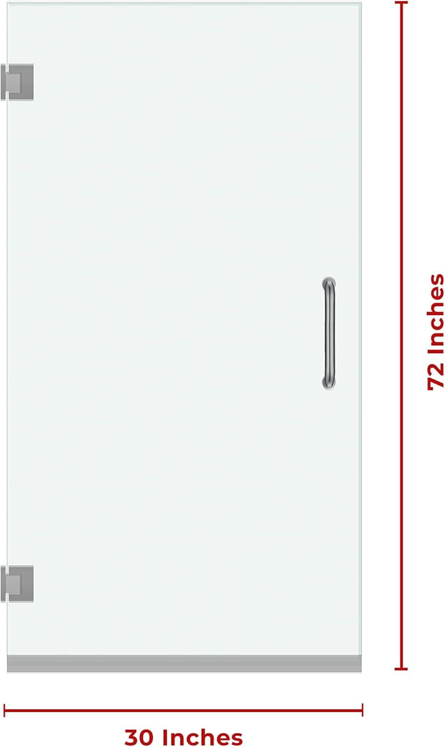 72" H Hinged Framed Shower Door